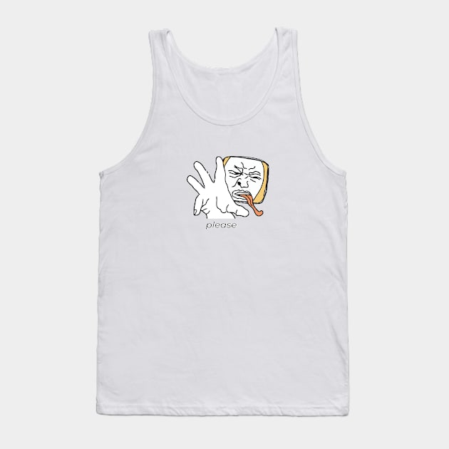 please Tank Top by sabada